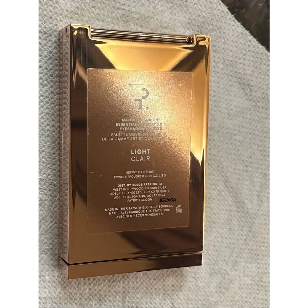 NEW PATRICK TA Major Dimension Artistry Edit Eyeshadow Palette in LIGHT CLAIR